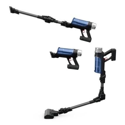 Rowenta - Sauva imuri mopilla X-FORCE FLEX ANIMAL AQUA AUTO 4in1 250W/25,2V 2500 mAh musta/sininen