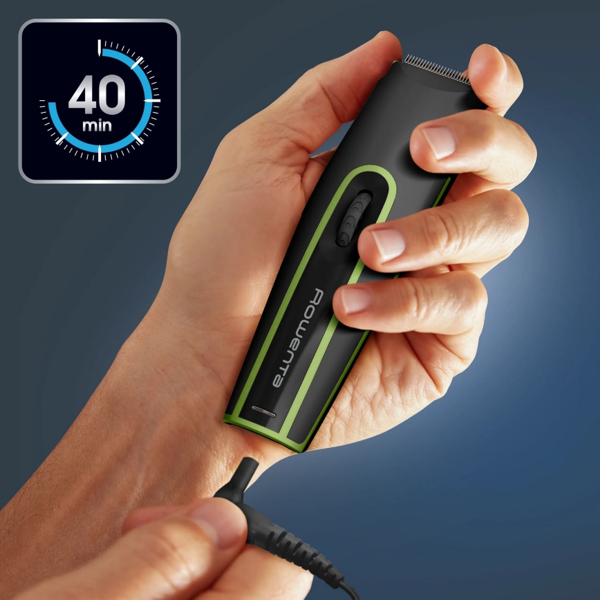 Rowenta - Trimmeri SPORT COLLECTION 600 mAh musta