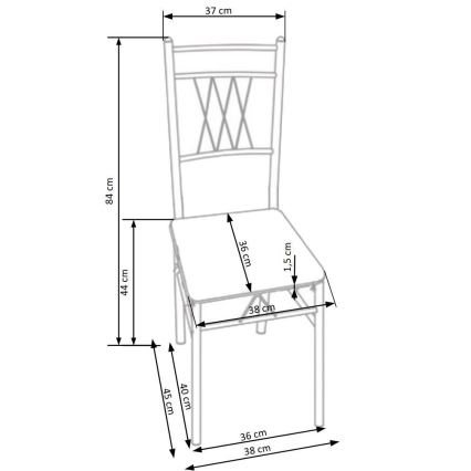 Ruokailuryhmä FAUST, metalli/sonoma-tammi