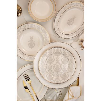 Ruokailusarja 68 kpl monivärinen/luuposliini