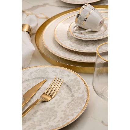 Ruokailusarja 68 kpl monivärinen/luuposliini