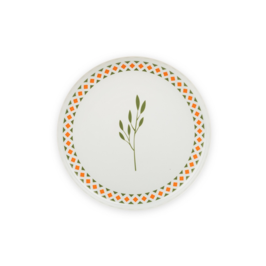 Ruokailusetti 24 kpl monivärinen/posliini