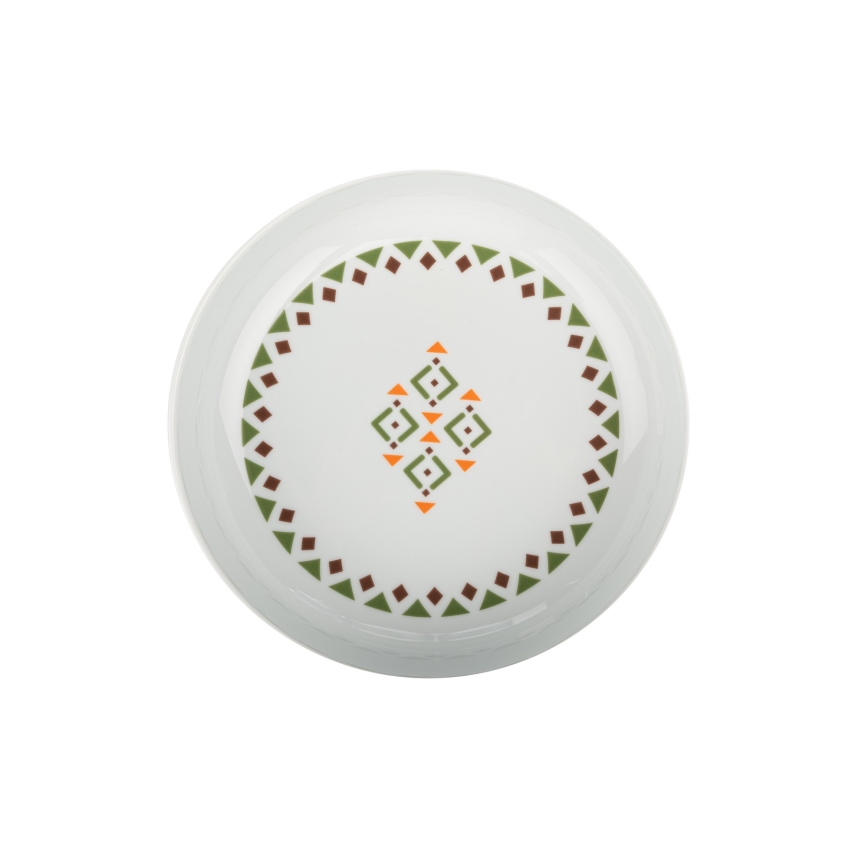 Ruokailusetti 24 kpl monivärinen/posliini