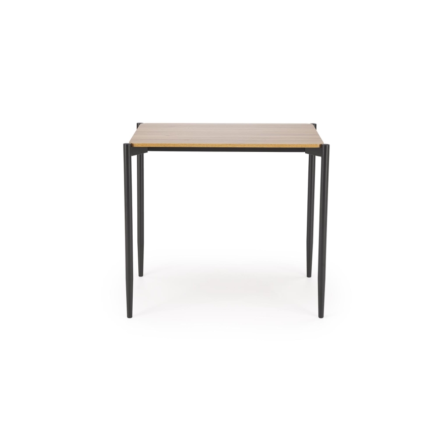 Ruokailusetti NANDO 84x54 cm harmaa/ruskea/musta