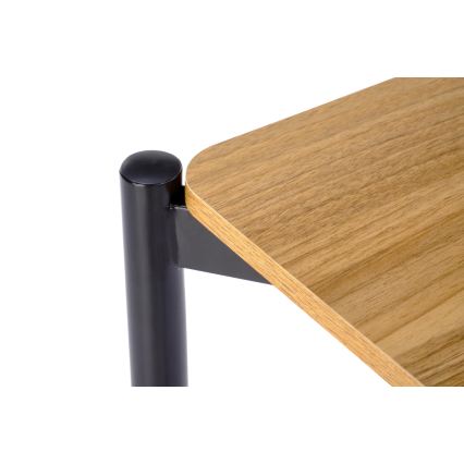 Ruokailusetti NANDO 84x54 cm harmaa/ruskea/musta