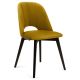 Ruokapöydän tuoli BOVIO 86x48 cm keltainen/pyökki