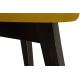 Ruokapöydän tuoli BOVIO 86x48 cm keltainen/pyökki