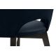 Ruokapöydän tuoli BOVIO 86x48 cm tummansininen/pyökki