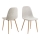 Ruokapöydän tuoli KAIA 1 kpl vaaleanharmaa/tammi