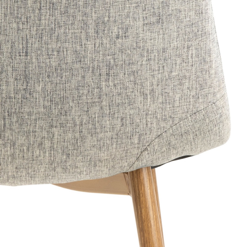 Ruokapöydän tuoli KAIA 1 kpl vaaleanharmaa/tammi