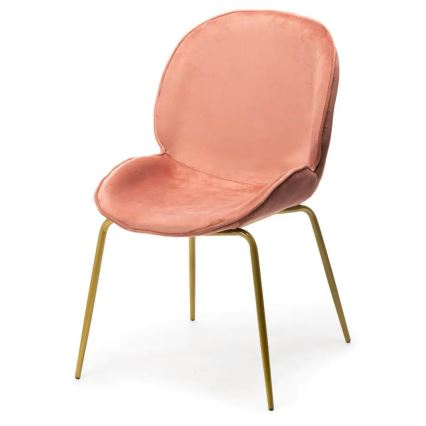 Ruokapöydän tuoli LORI 82,5x49 cm pinkki