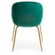 Ruokapöydän tuoli LORI 82,5x49 cm vihreä