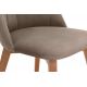 Ruokapöydän tuoli RIFO 86x48 cm beige/pyökki