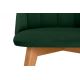 Ruokapöydän tuoli RIFO 86x48 cm tummanvihreä/pyökki
