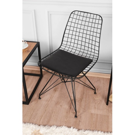 Ruokapöydän tuoli TEL 80x53 cm musta