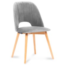 Ruokapöydän tuoli TINO 86x48 cm harmaa/pyökki