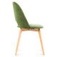 Ruokapöydän tuoli TINO 86x48 cm vaaleanvihreä/pyökki
