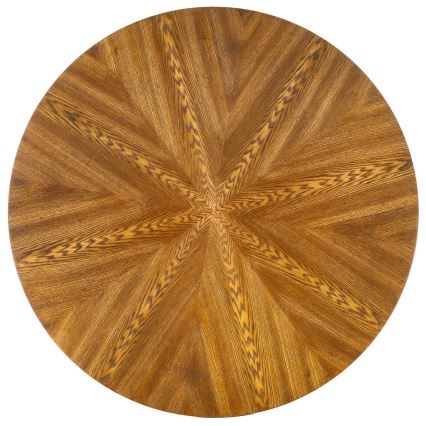 Ruokapöytä CARMELO 75x100 cm musta/ruskea