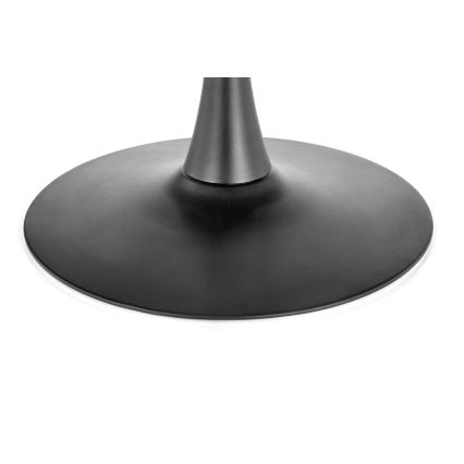 Ruokapöytä CARMELO 75x100 cm musta/ruskea