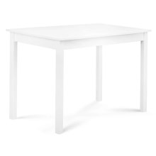 Ruokapöytä EVENI 76x60 cm pyökki/valkoinen