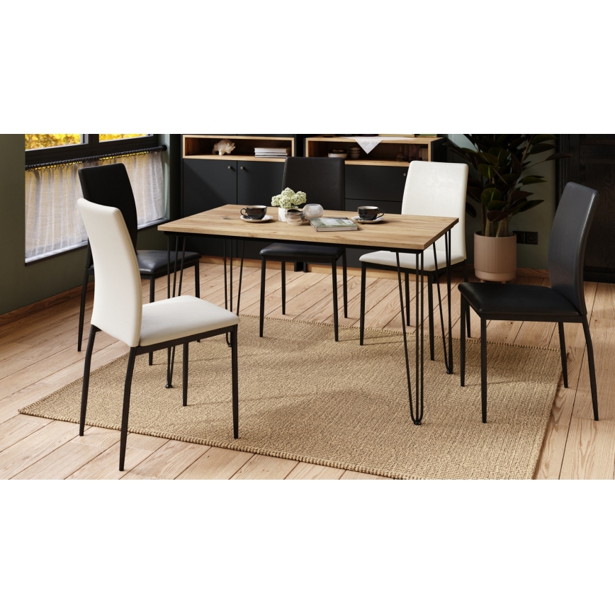 Ruokapöytä HALIJA, craft-tammiviimeistelyllä