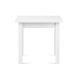 Ruokapöytä HOSPE 78x80 cm pyökki/valkoinen