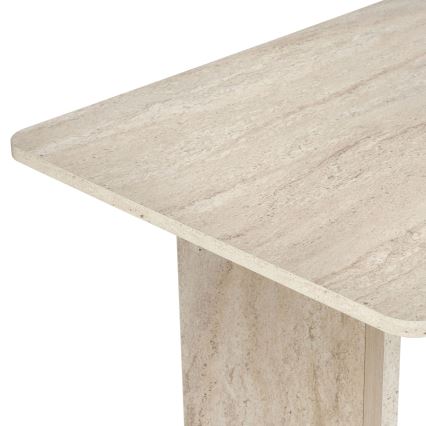 Ruokapöytä NEL 180x90 cm beigenvärinen