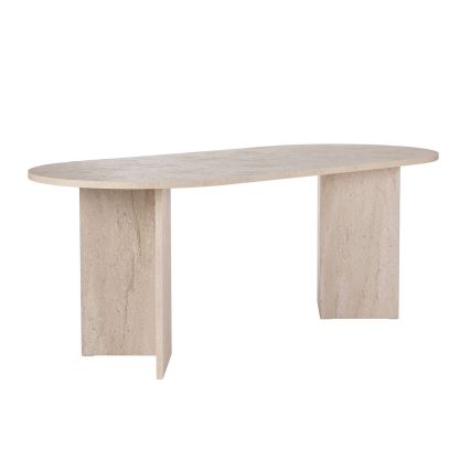 Ruokapöytä NEL 200x90 cm beige