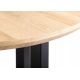 Ruokapöytä SURI 78x100 cm musta/ruskea