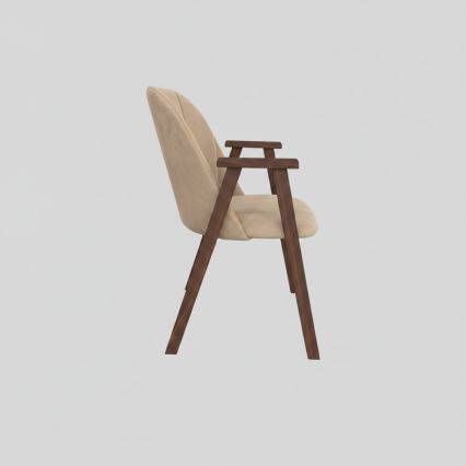 Ruokatuoli GARDA pähkinä/beige