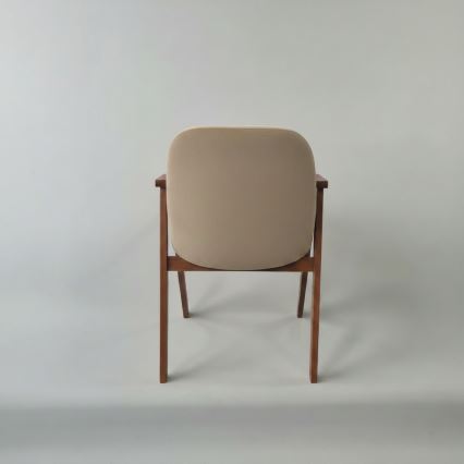 Ruokatuoli GARDA pähkinä/beige