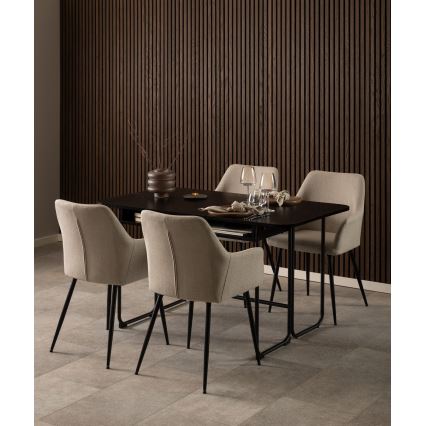 Ruokatuoli käsinojilla TANYA 1 kpl beige