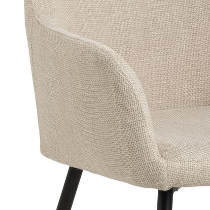 Ruokatuoli käsinojilla TANYA 1 kpl beige