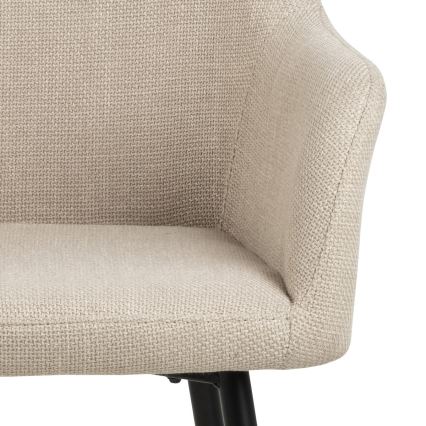 Ruokatuoli käsinojilla TANYA 1 kpl beige