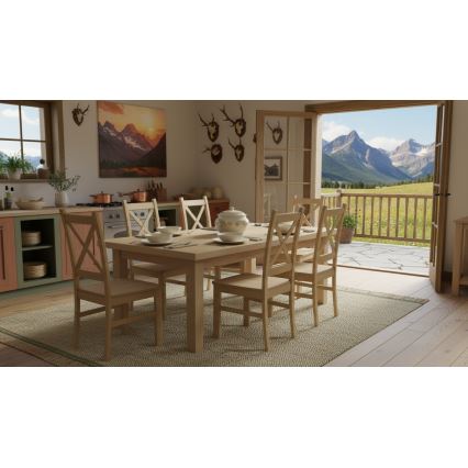 Ruokatuoli NATE sonoma-tammi