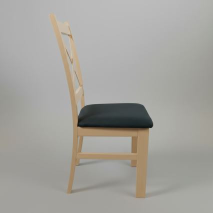 Ruokatuoli NATE sonoma-tammi/musta