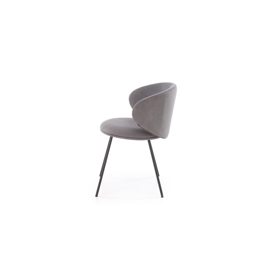Ruokatuoli ORBIS 1 kpl harmaa