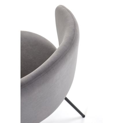 Ruokatuoli ORBIS 1 kpl harmaa