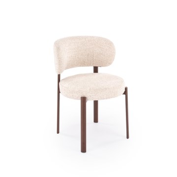 Ruokatuoli SIDUS 1 kpl beige/pähkinä