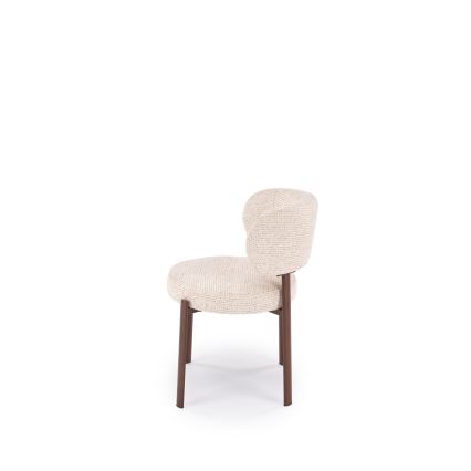 Ruokatuoli SIDUS 1 kpl beige/pähkinä