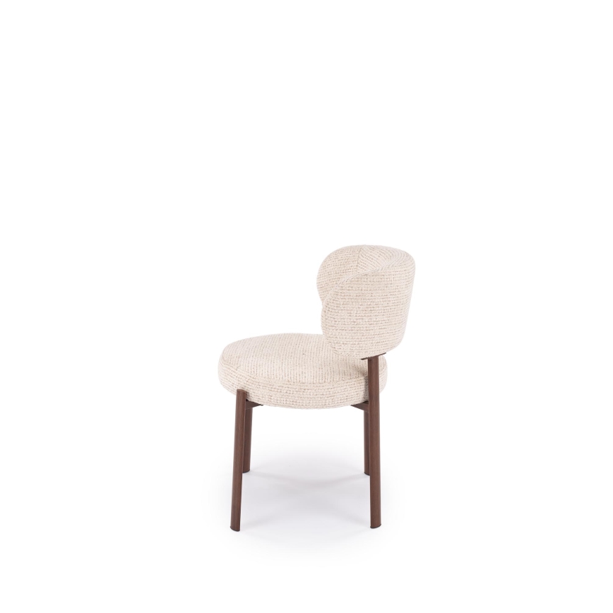 Ruokatuoli SIDUS 1 kpl beige/pähkinä