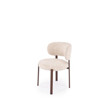 Ruokatuoli SIDUS 1 kpl beige/pähkinä