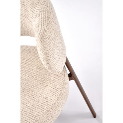 Ruokatuoli SIDUS 1 kpl beige/pähkinä