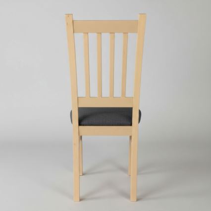 Ruokatuoli SIMON pyökki/tummanharmaa