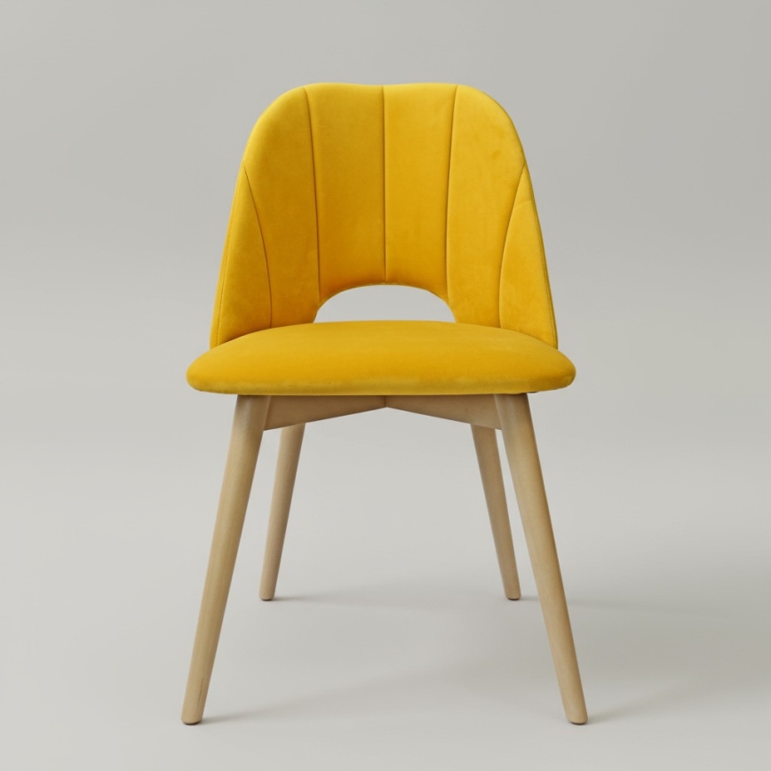 Ruokatuoli THEO keltainen
