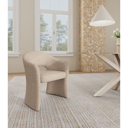 Ruokatuoli TORI käsinojilla, beige