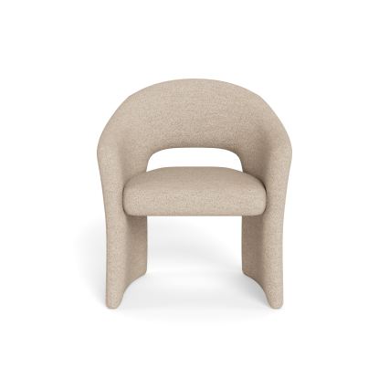 Ruokatuoli TORI käsinojilla, beige