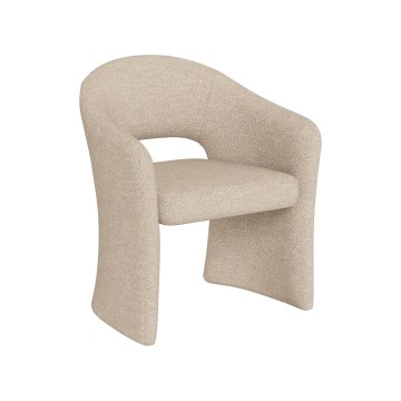 Ruokatuoli TORI käsinojilla, beige