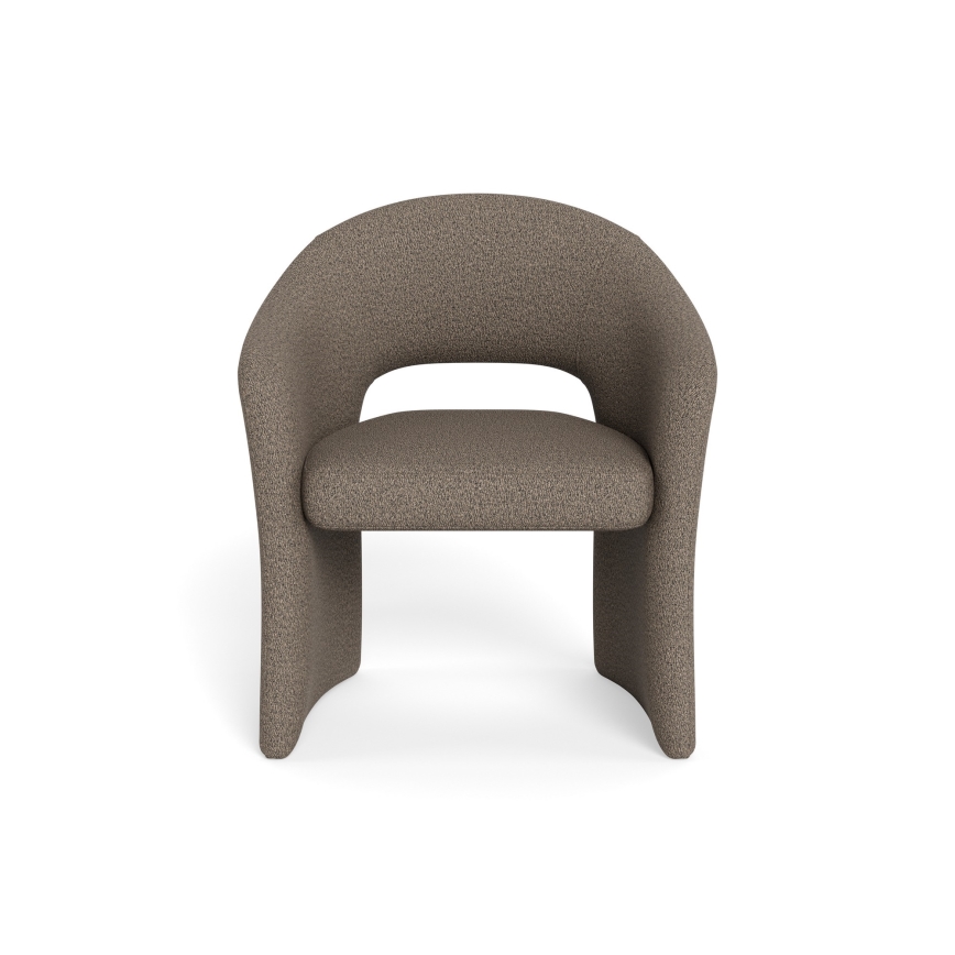 TORI ruokatuoli käsinojilla, taupe