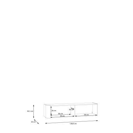 Ruskea INAR-seinäkaappi